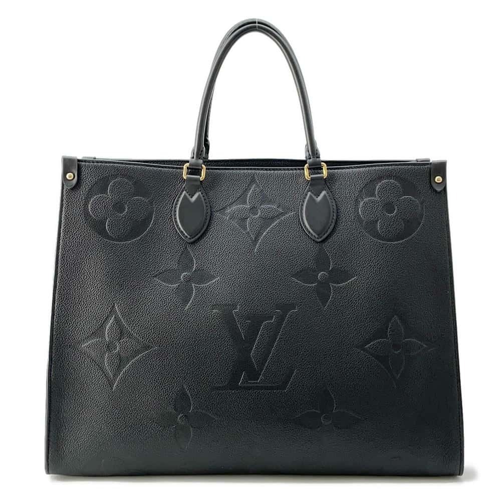 Louis Vuitton Monogram Empreinte OnTheGo Handbag Shoulder Bag Black